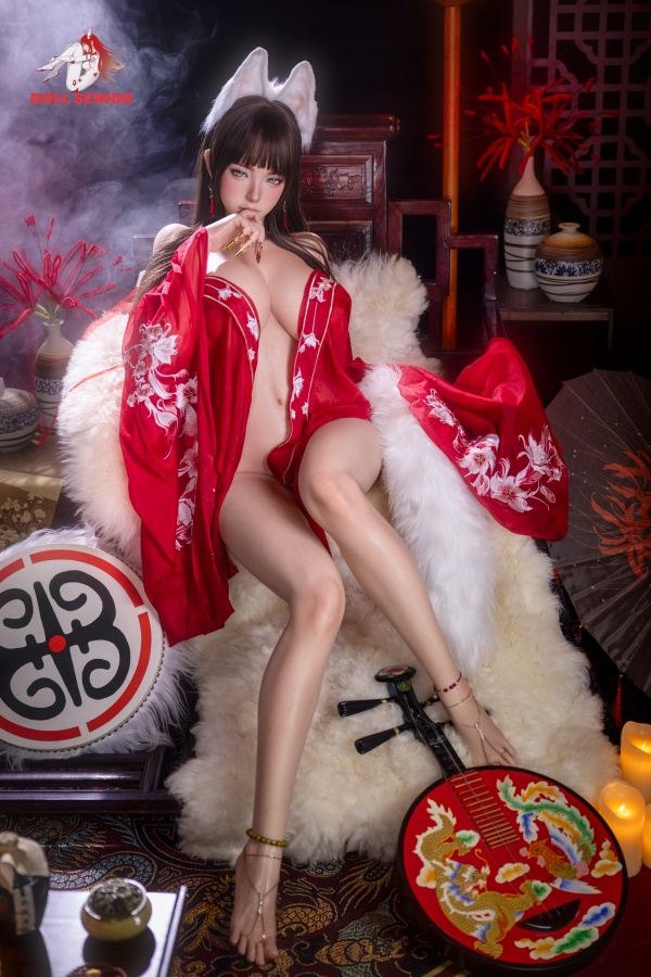 Doll Senior【Linsha】165cm/5ft 5 in F Cup Silicone Real Skin Texture Version Customizable Sex Doll Fox Princess - Image 11