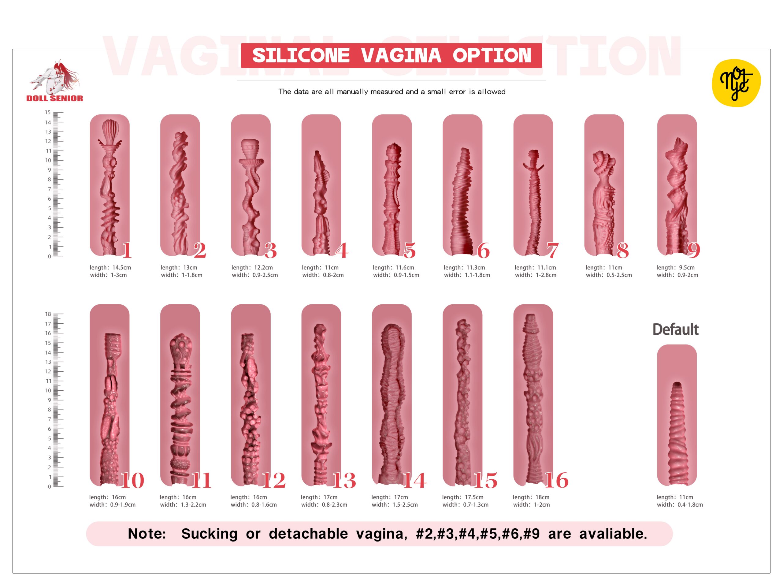 Vagina options